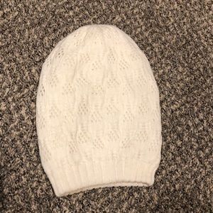 Cream Slalom Winter Hat